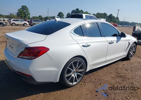 2021 Genesis G70 2.0T Rwd из США, поврежденный, VIN KMTG44LA7MU067094